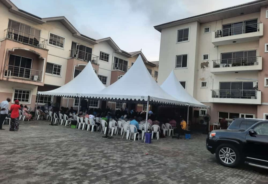 20/60ft Open Pagoda Tent available  for Rent in Lagos – Stylish Outdoor Event Shelter