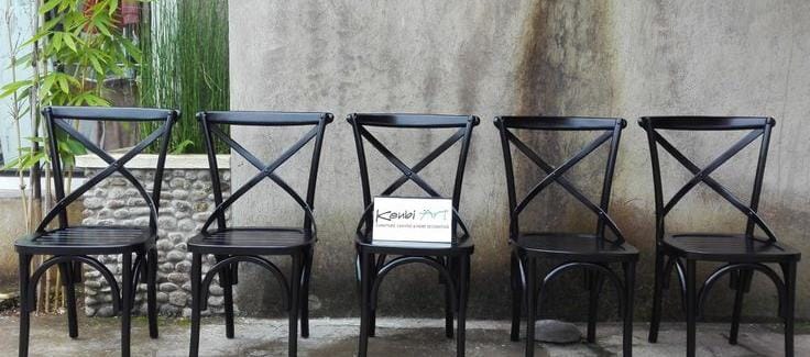 Black Crossback Chair