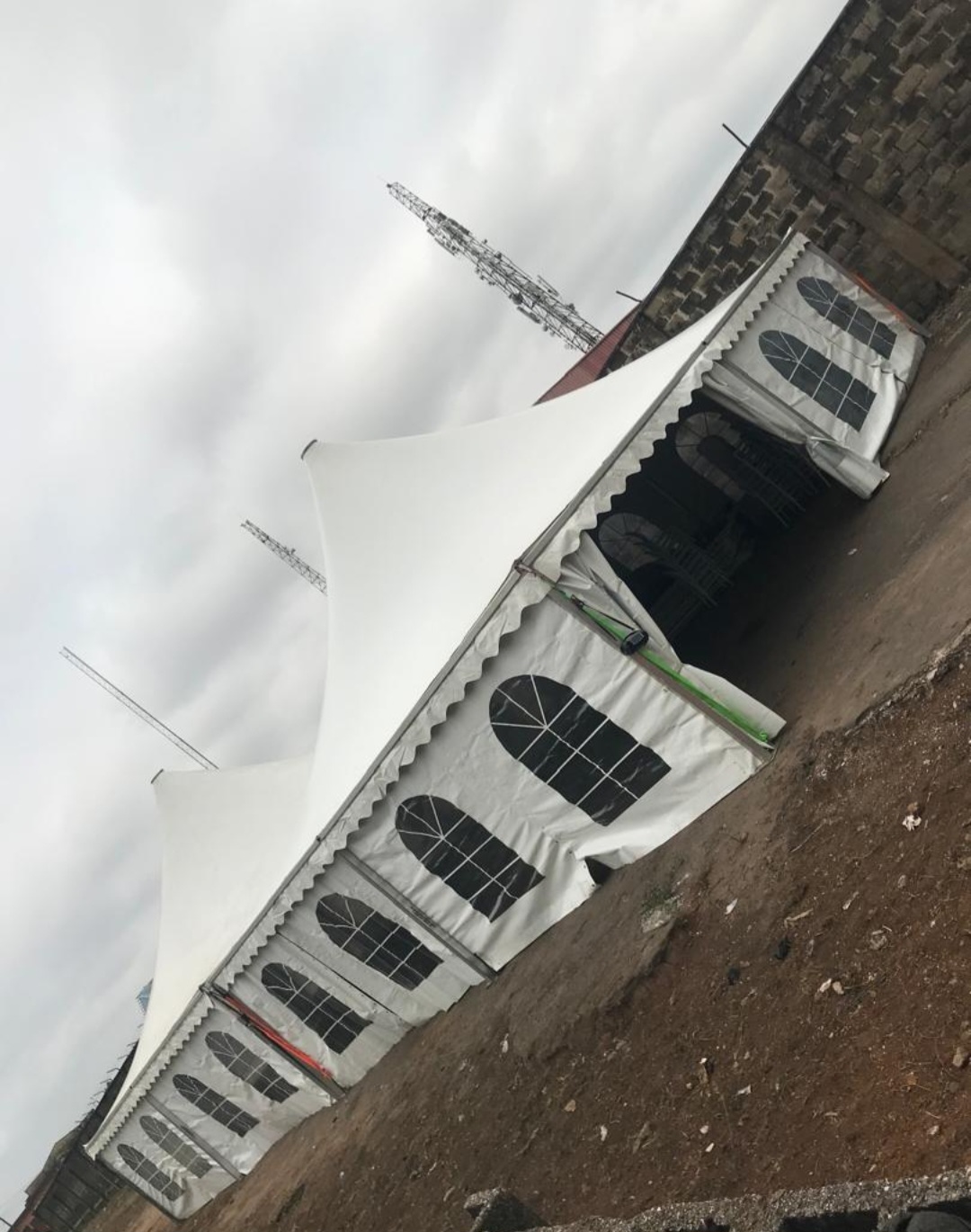 20/40ft Pagoda Tent with Sidewalls for Rent in Lagos – Elegant Event Cover