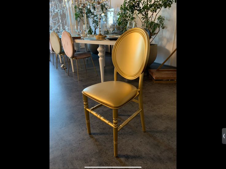 Gold Florence Chair