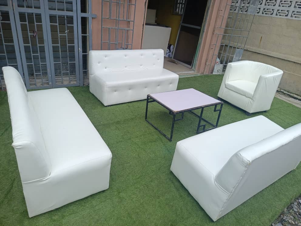 White Lounge chairs