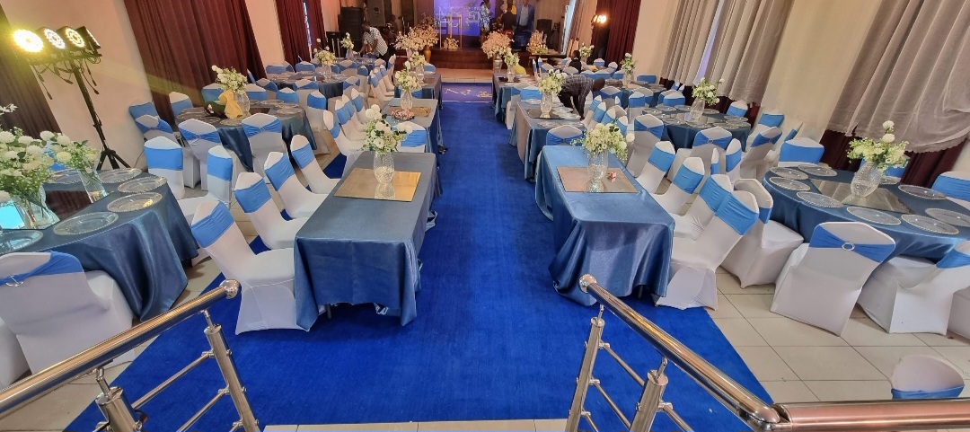 Cobalt Blue Table Covers for Rent in Lagos – Elegant Event Linen Hire