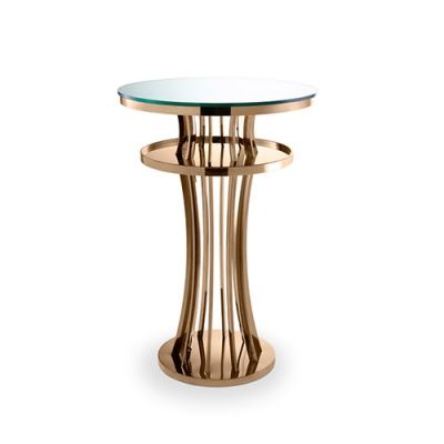Gold cocktail table