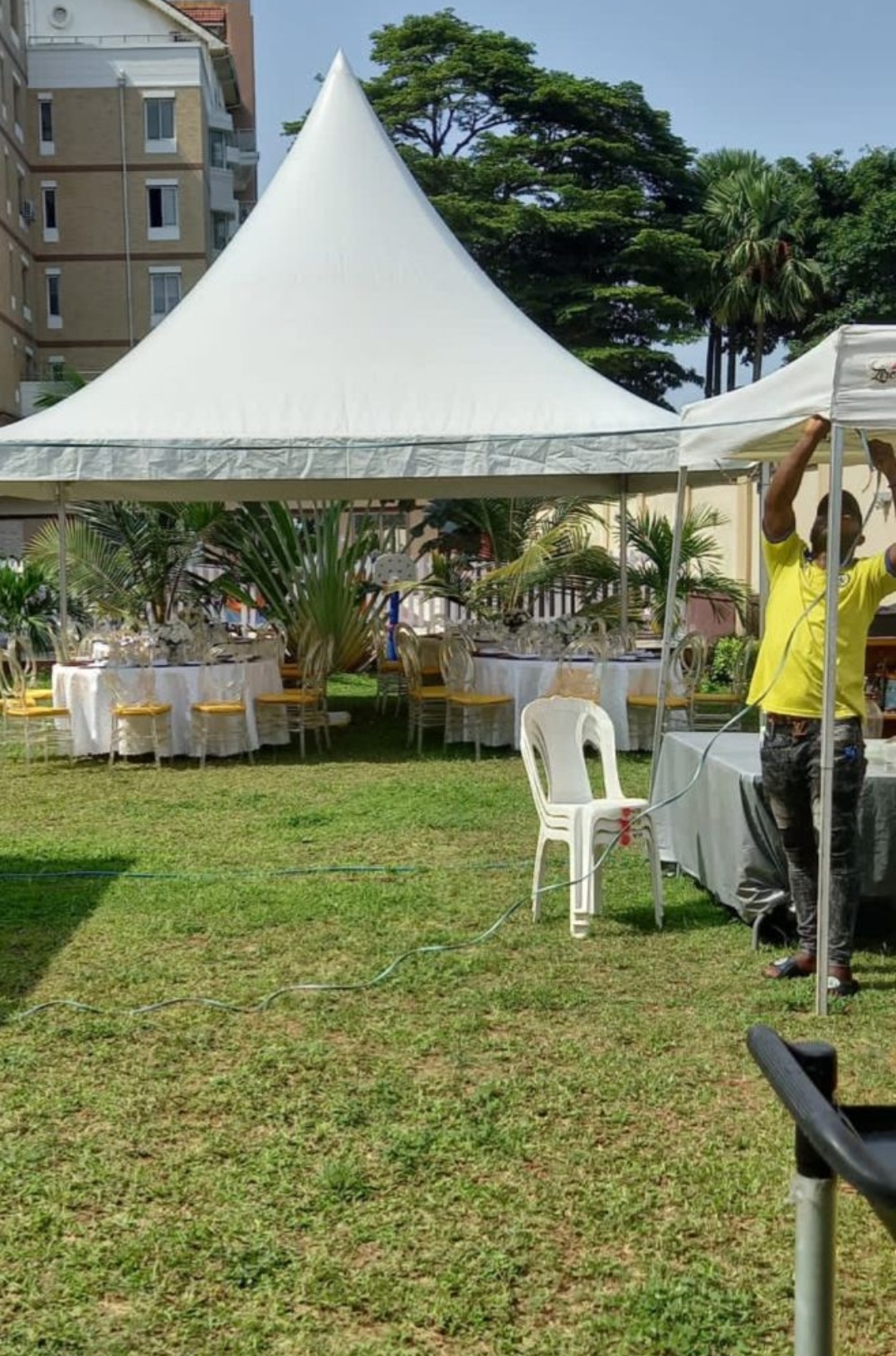 20/20ft Festive Local Tent for Rent in Lagos