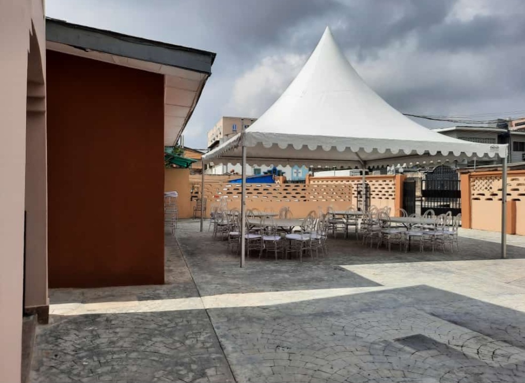 20/20ft Open Pagoda Tent for Rent in Lagos