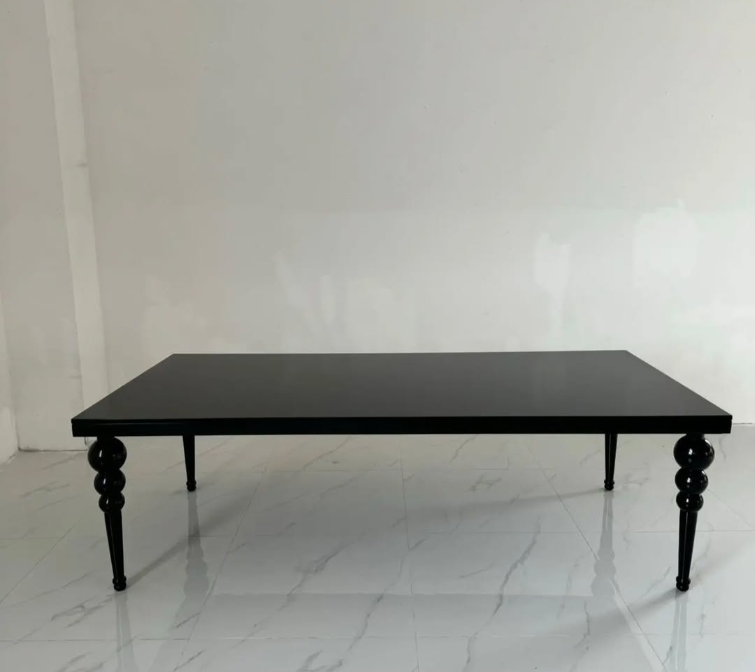 Black Legs VIP Table Rental in Lagos – Bold & Modern Statement Piece