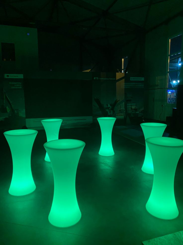 LED cocktail table