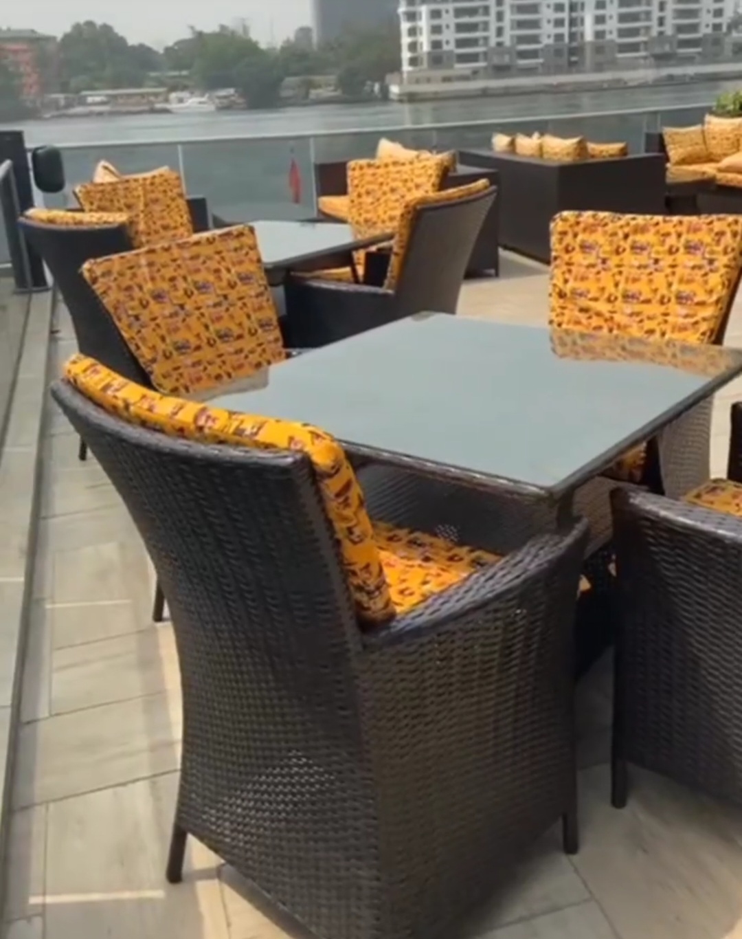 Black Rattan Chairs for Rent in Lagos – Stylish Outdoor & Indoor Event Seating