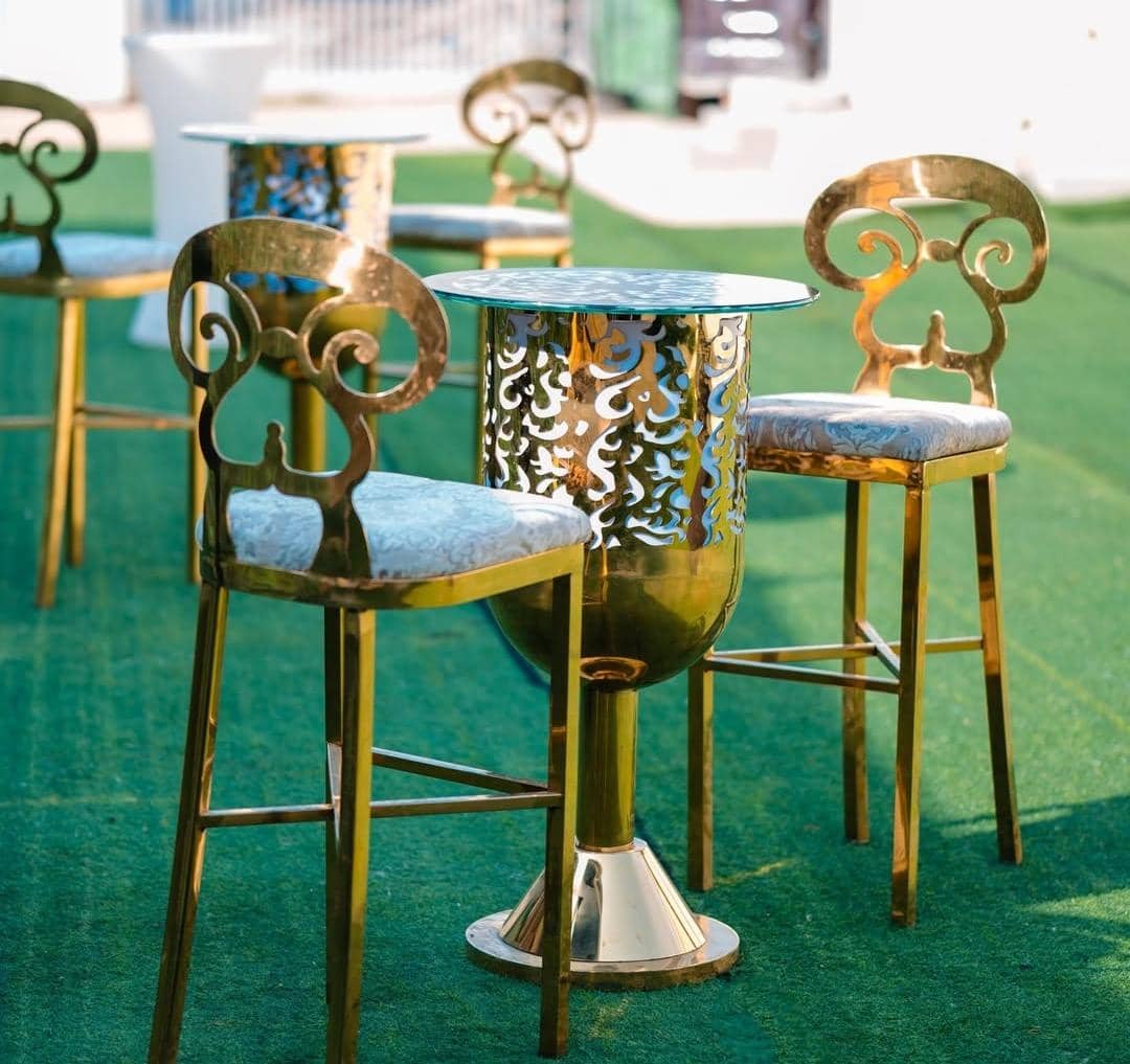 Gold cocktail set