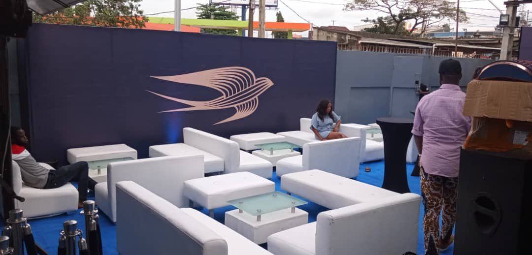 White Lounge chairs