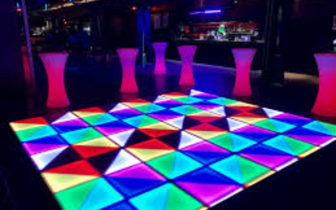 LED Dance Floor available for rent in Lagos – Light Up Event Flooring