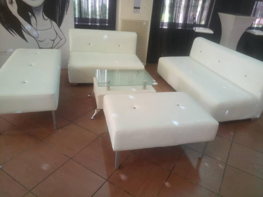 White Lounge chairs