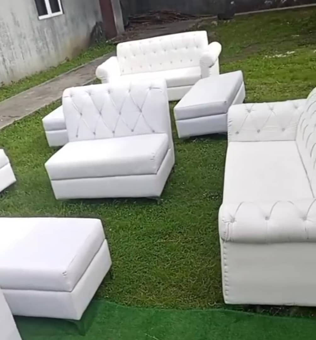 White Lounge chairs