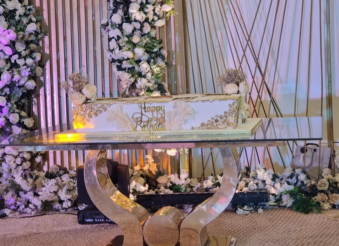 Exotic Glass Base VIP Table for Rent in Lagos – Luxury Furniture Hire