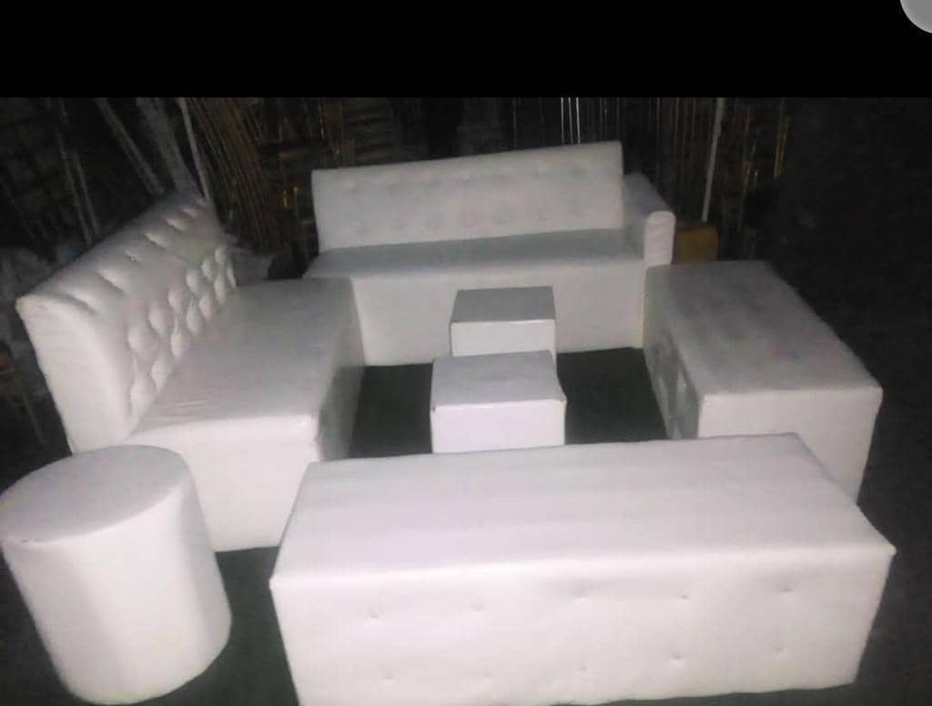 White Lounge chairs